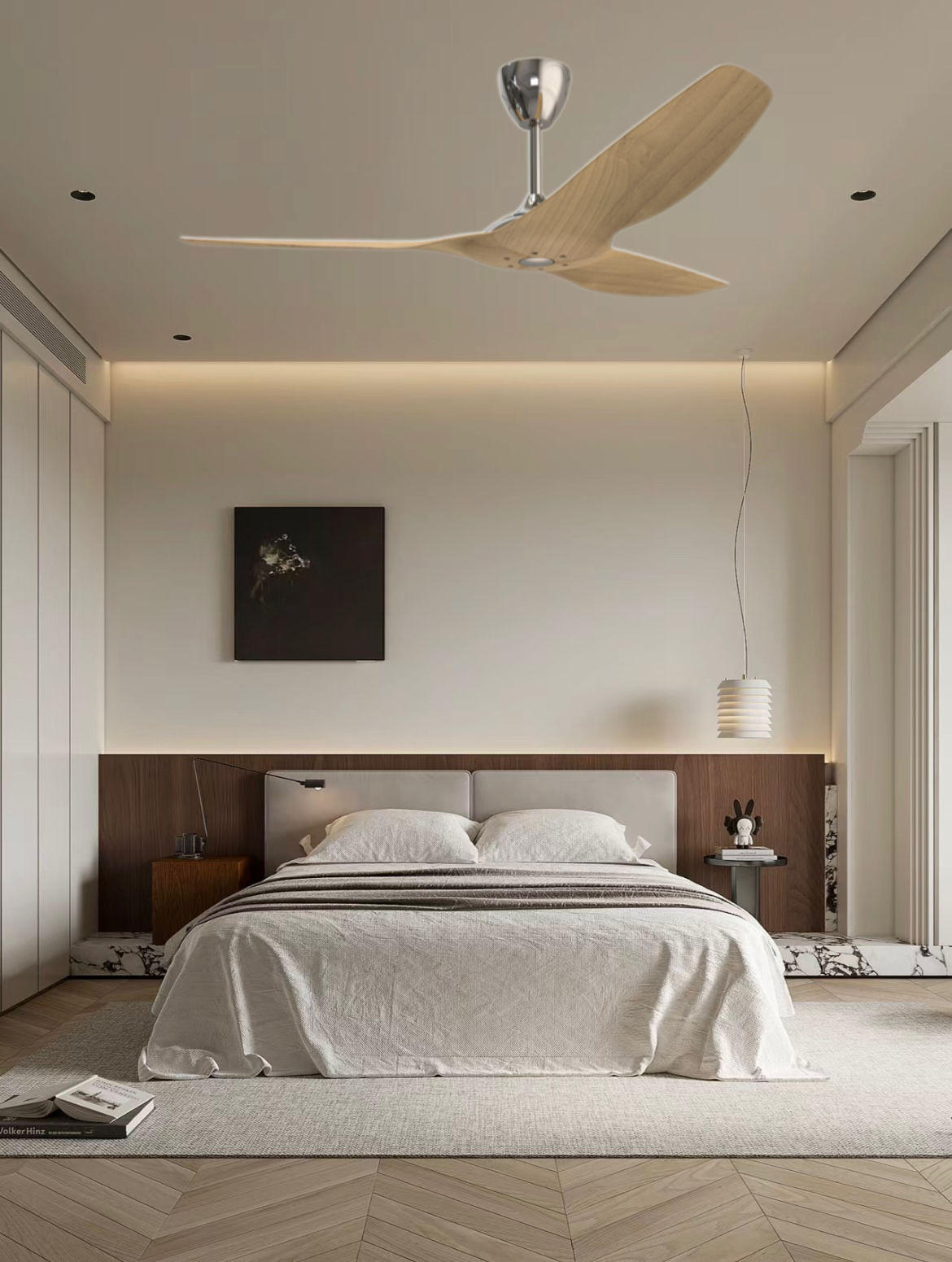 ceiling hugger fans with remote control