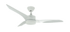 DRL50-5A206 5ABS Remote Contol DC Ceiling Fan with Dimmable Light Matt White