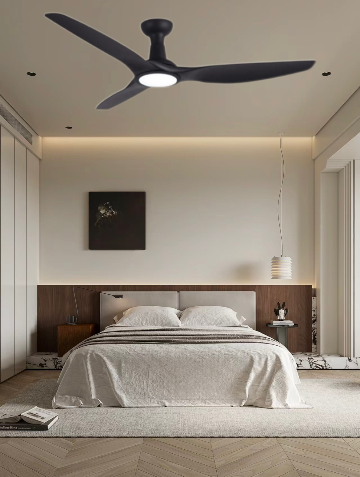 ceiling fan with light kit and remote control