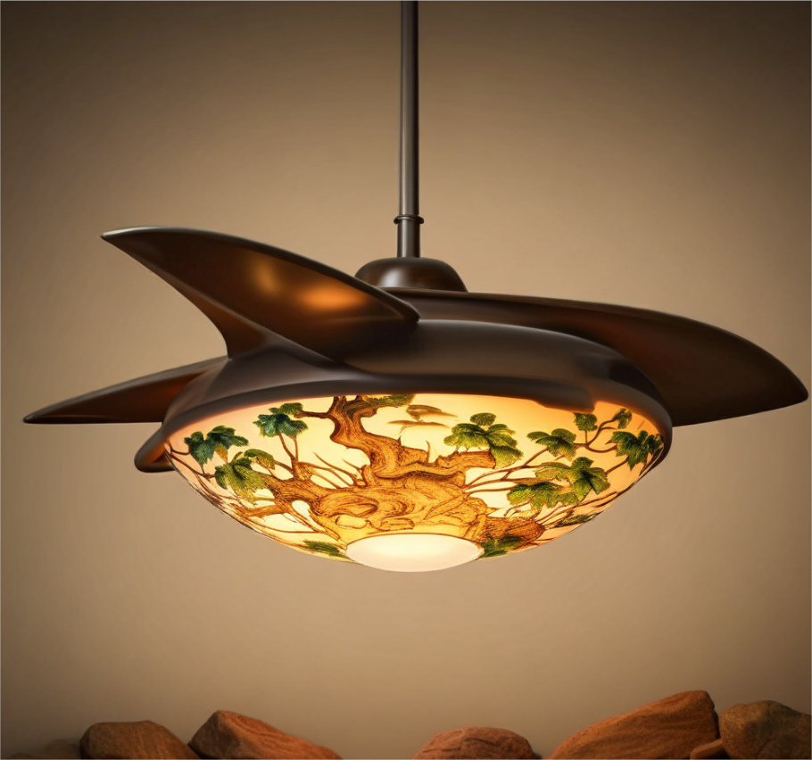 AI design ceiling fan