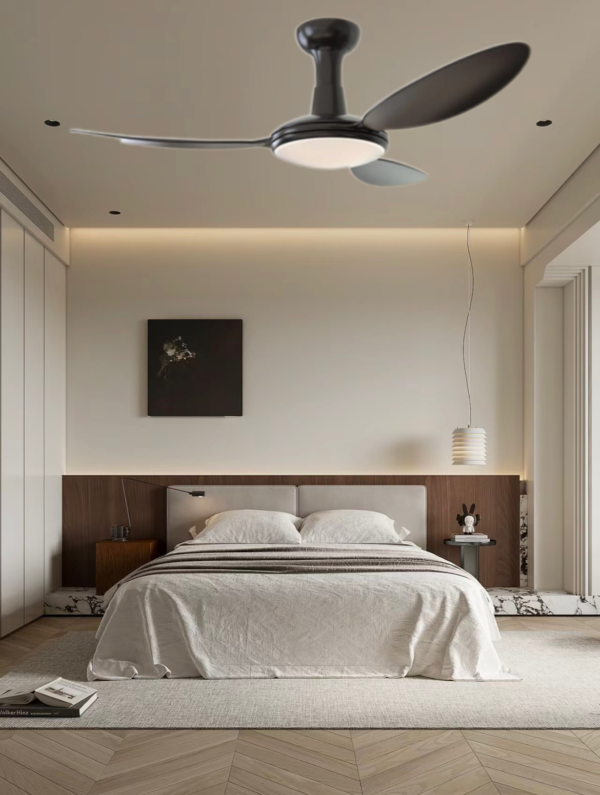 ceiling fans with lights flush mount remote