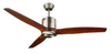 DRN52-3Y015 3solidwood Blades Remote Contol DC Soild Wood Ceiling Fan for Dining Room