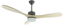 DRL52-3A708 3soild Wood Remote Contol DC Ceiling Fan with Dimmable Light Integrated Light