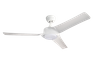 DRL34-3A434 3ABS Blades Remote Contol DC Soild Wood Ceiling Fan with Dimmable Light for Dining Room 