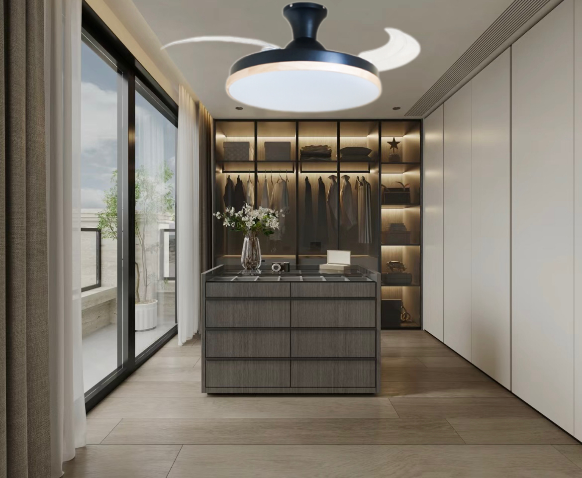 bedroom ceiling fans with lights and remote