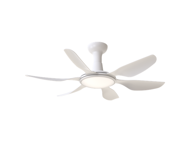 DRL48/52-5Y012 3ABSremote Contol DC Ceiling Fan with Dimmable Light Matt Black