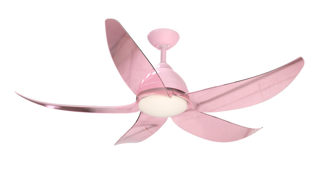 DRL52-5Y004 5ABSremote Contol DC Ceiling Fan with Dimmable Light Matt White 