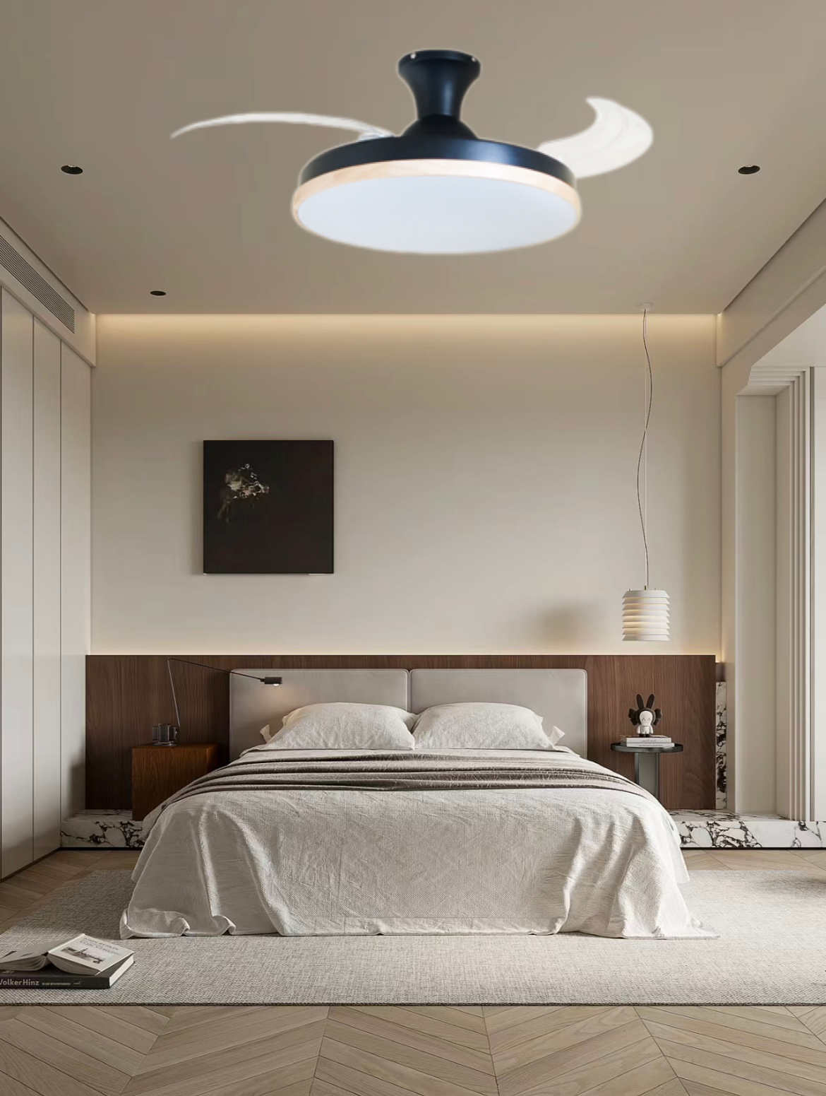 bedroom ceiling fans with lights and remote