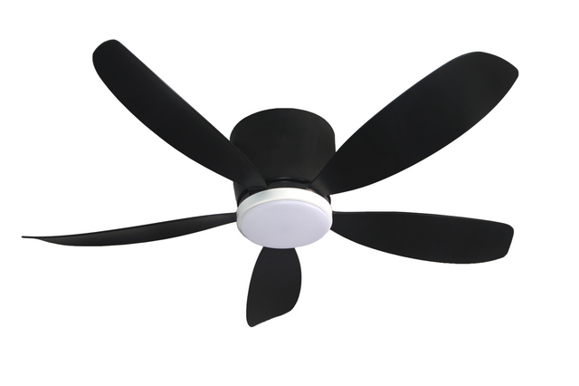 HGL38-5S029 5ABS Remote Contol DC Ceiling Fan with Dimmable Lamp for Dining Room 